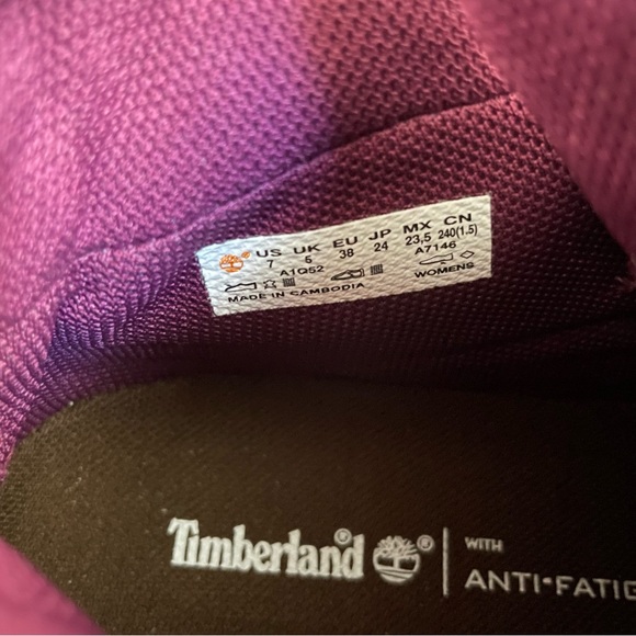 Timberland Mt. Maddsen Hiking Boots In Brown And Magenta Women’s Size 7 NWOT - Picture 6 of 6